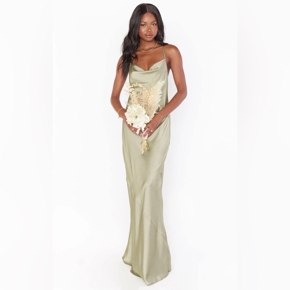 MUMU Tuscany Maxi slip dress